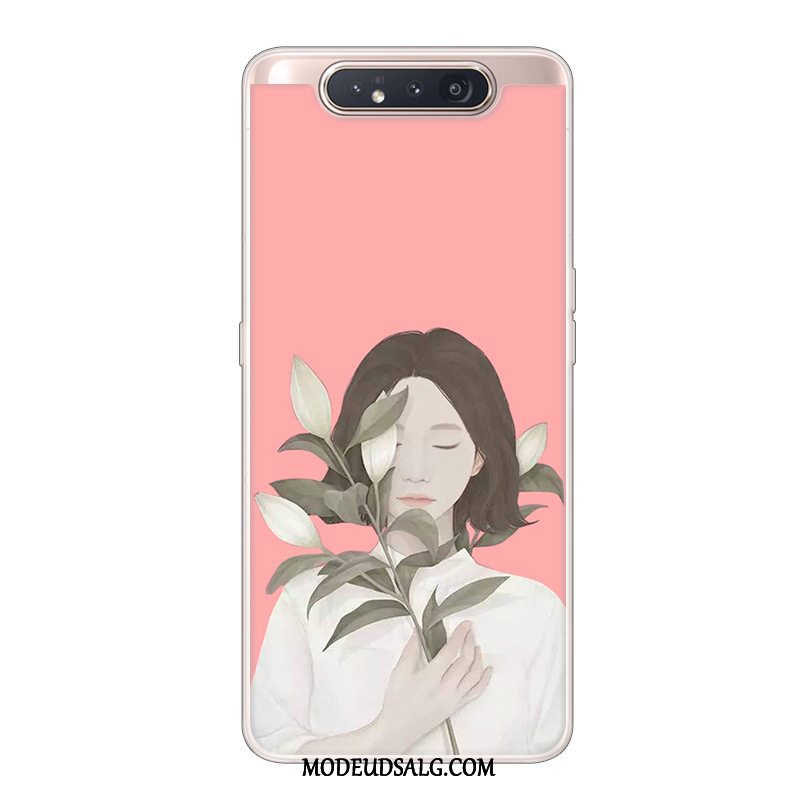 Samsung Galaxy A80 Etui Cover Anti-fald Kreativ Cartoon Gul