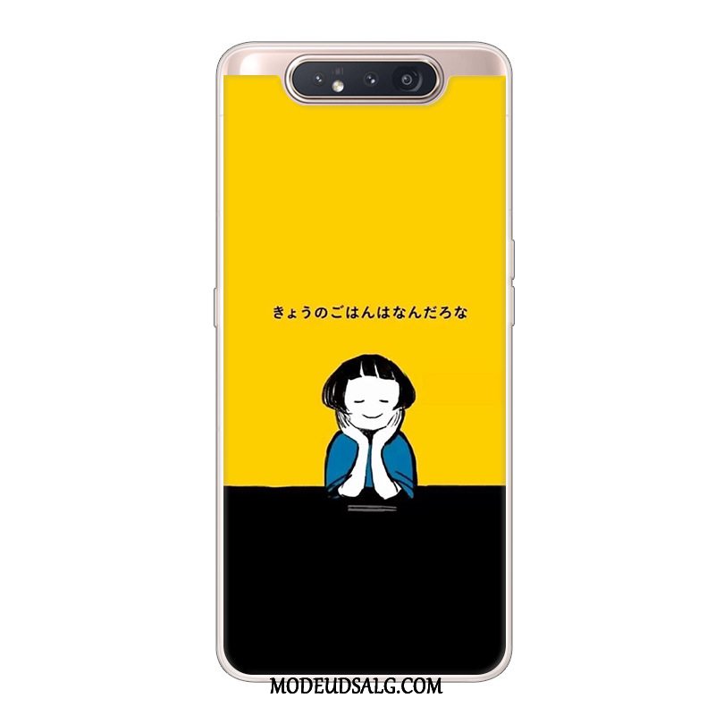 Samsung Galaxy A80 Etui Cover Anti-fald Kreativ Cartoon Gul