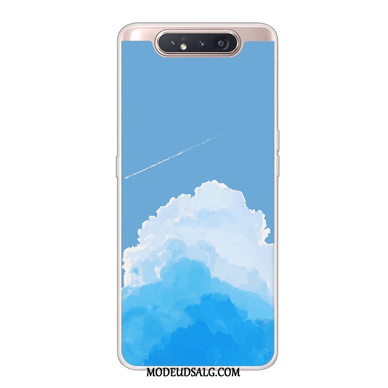 Samsung Galaxy A80 Etui Cover Anti-fald Kreativ Cartoon Gul