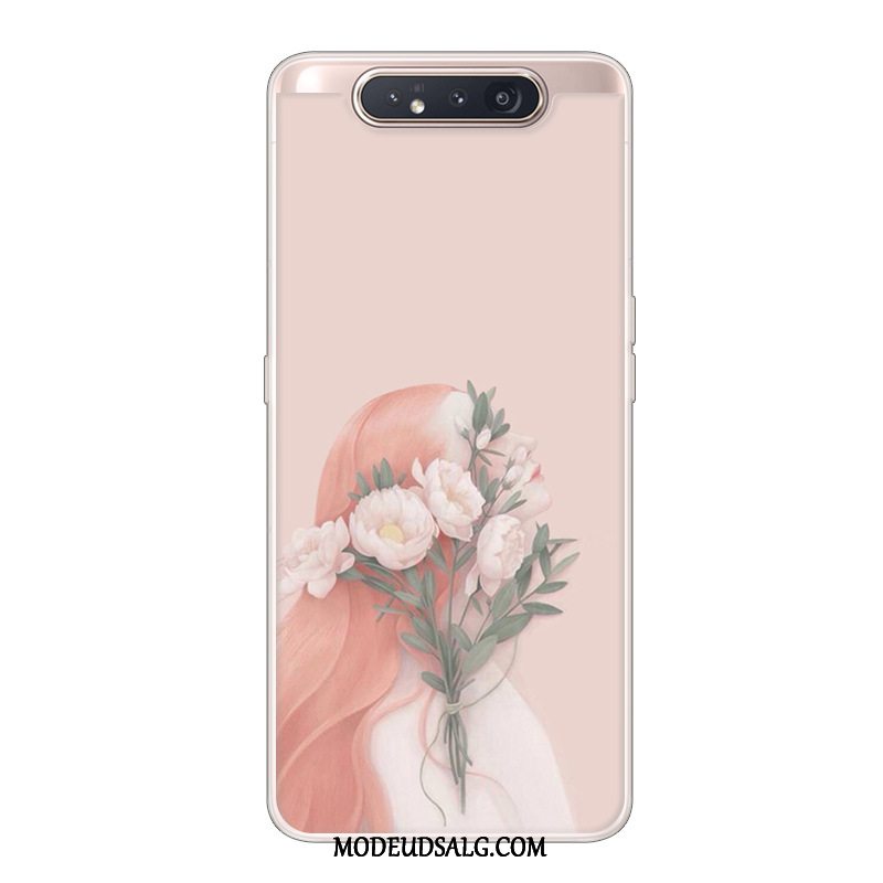 Samsung Galaxy A80 Etui Cover Anti-fald Kreativ Cartoon Gul