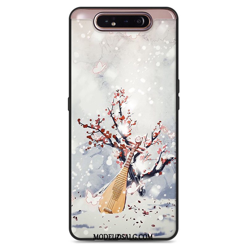 Samsung Galaxy A80 Etui / Cover Frisk Beskyttelse Kunst Hvid Ny