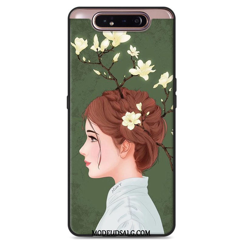 Samsung Galaxy A80 Etui Frisk Hængende Ornamenter Vind Kunst Gul