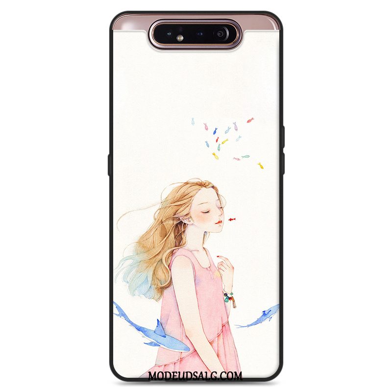 Samsung Galaxy A80 Etui Frisk Hængende Ornamenter Vind Kunst Gul