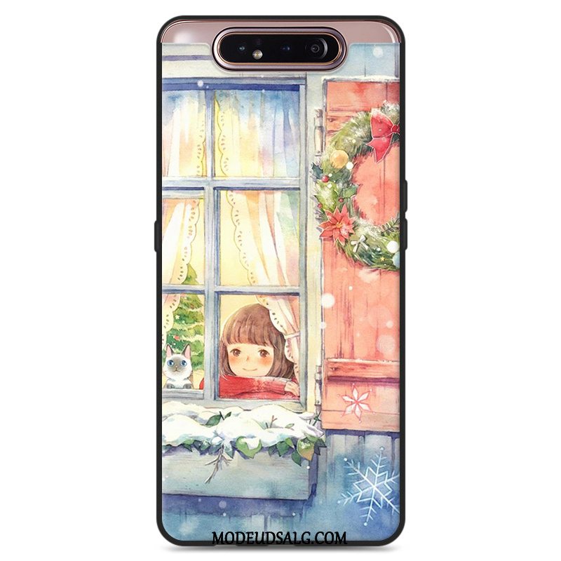 Samsung Galaxy A80 Etui Frisk Hængende Ornamenter Vind Kunst Gul