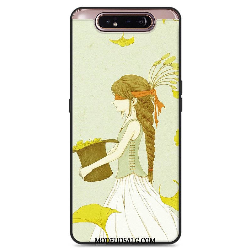 Samsung Galaxy A80 Etui Frisk Hængende Ornamenter Vind Kunst Gul