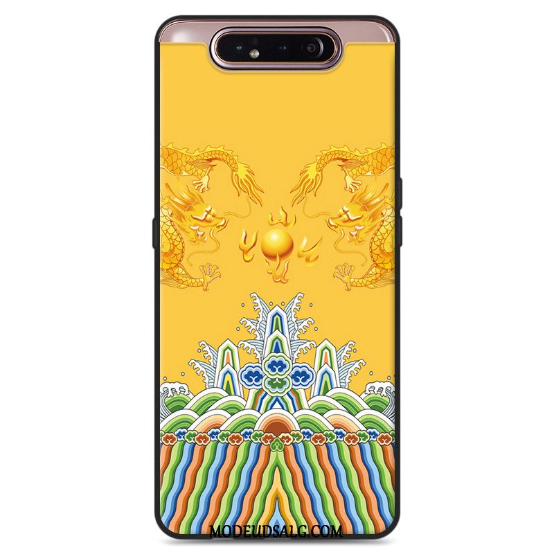 Samsung Galaxy A80 Etui Hvid Blød Cover Silikone Elskeren