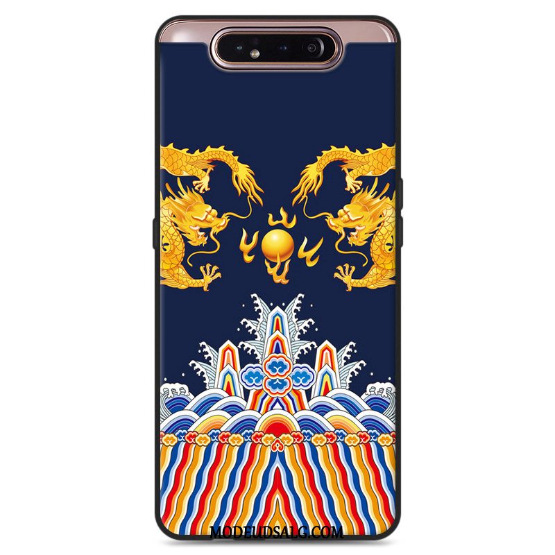 Samsung Galaxy A80 Etui Hvid Blød Cover Silikone Elskeren