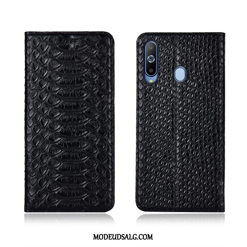 Samsung Galaxy A8s Etui / Cover Blød Mønster Clamshell Lædertaske Silikone