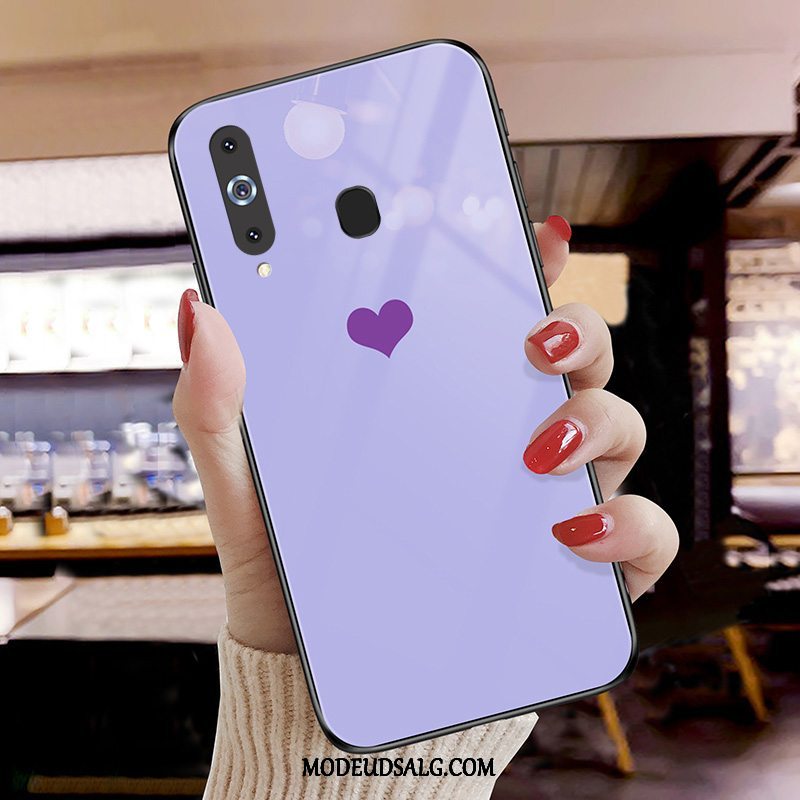 Samsung Galaxy A8s Etui / Cover Kærlighed Lilla Lille Sektion Glas