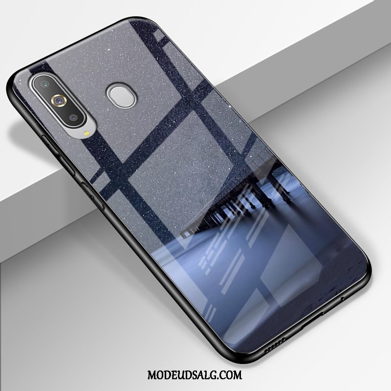 Samsung Galaxy A8s Etui / Cover Rød Spejl Malet Glas