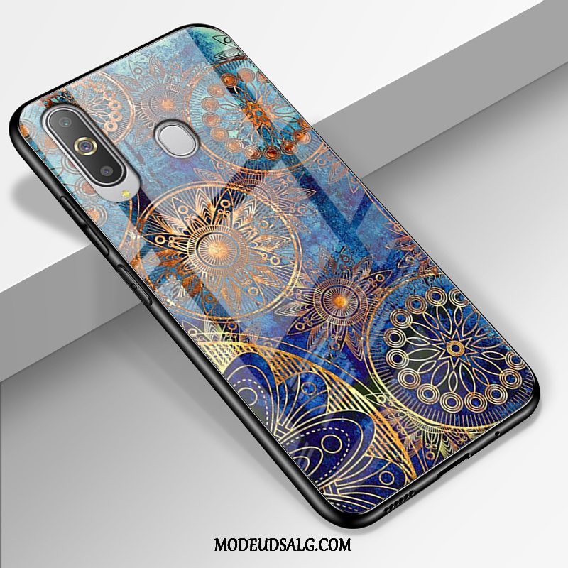 Samsung Galaxy A8s Etui / Cover Rød Spejl Malet Glas