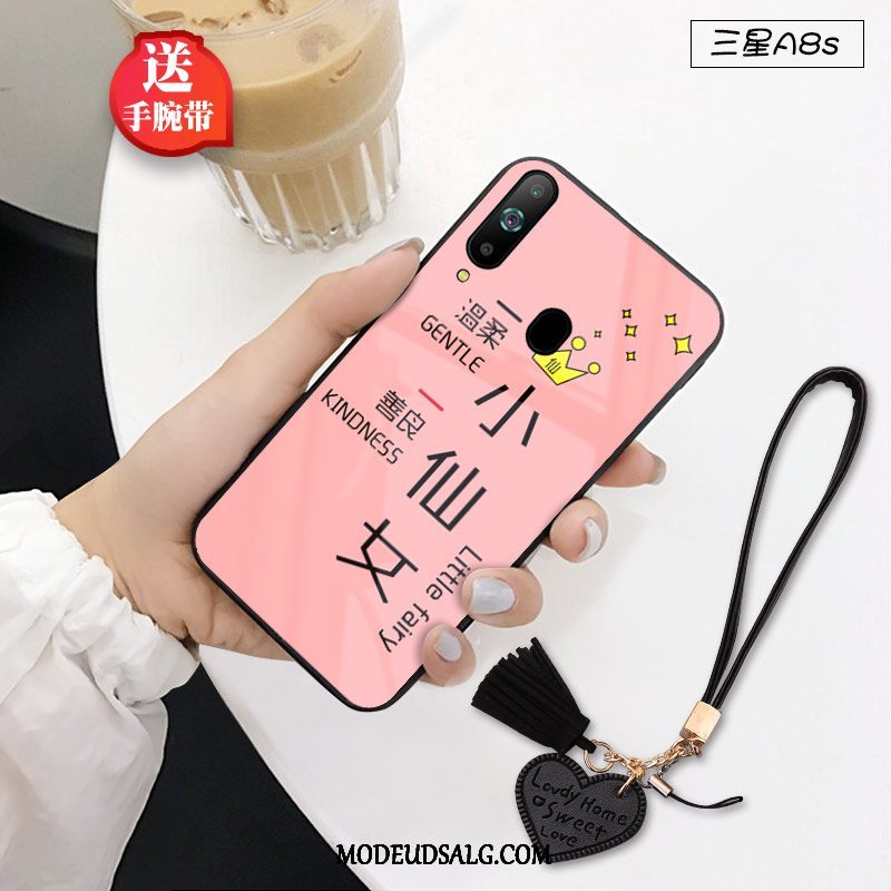 Samsung Galaxy A8s Etui / Cover Silikone Lyserød Alt Inklusive Trendy Af Personlighed