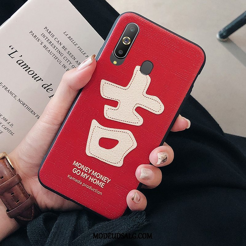 Samsung Galaxy A8s Etui Rød Simpel Blød Cover Silikone