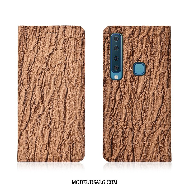 Samsung Galaxy A9 Etui Beskyttelse Læder Ny Hvid Clamshell