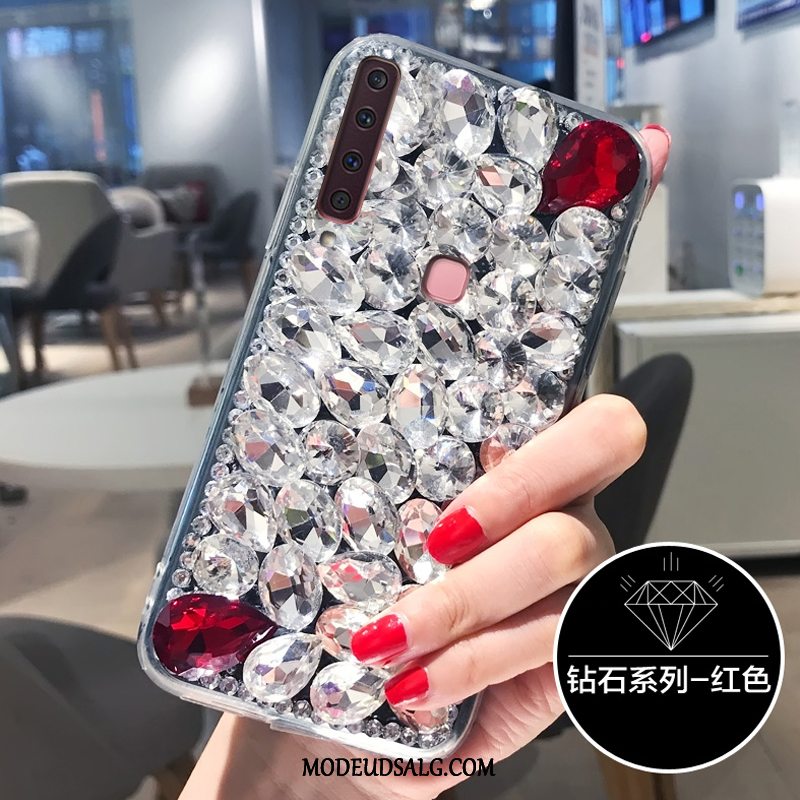 Samsung Galaxy A9 Etui Cover Cartoon Ny Gennemsigtig Strass