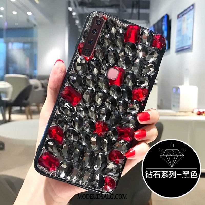 Samsung Galaxy A9 Etui Cover Cartoon Ny Gennemsigtig Strass