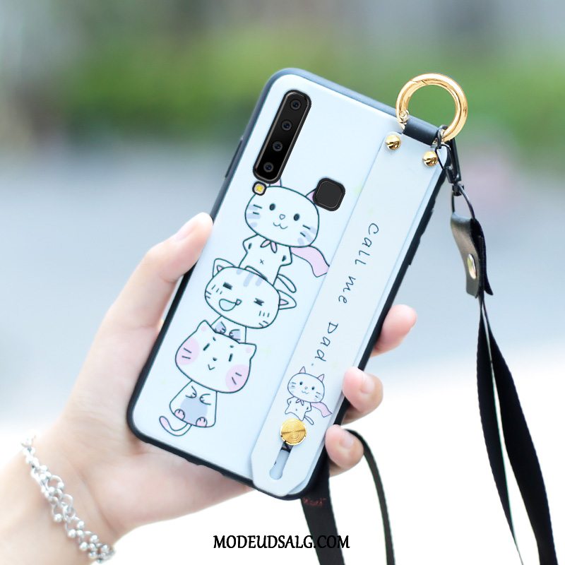 Samsung Galaxy A9 Etui Hængende Ornamenter Cartoon Beskyttelse Lyserød Anti-fald