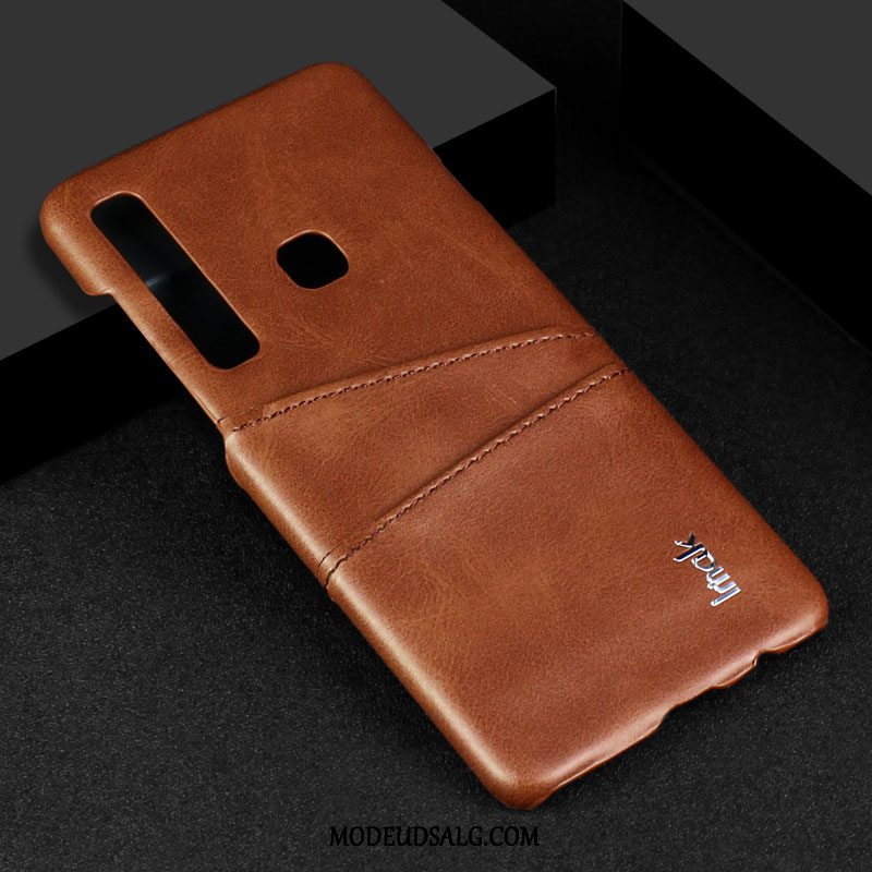 Samsung Galaxy A9 Etui Mønster Anti-fald Kort Sort Cover