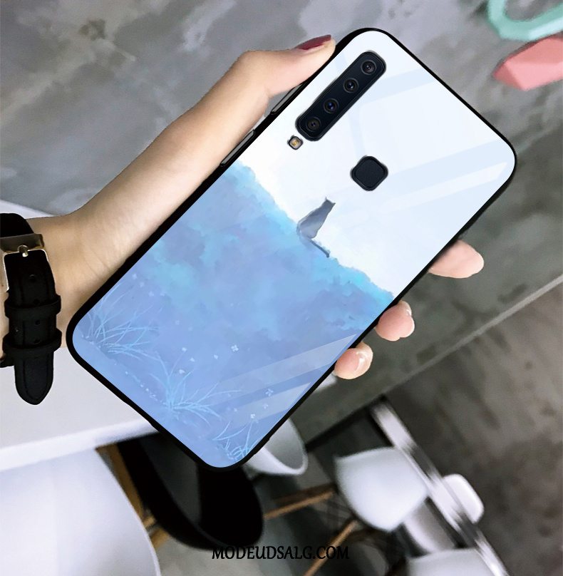 Samsung Galaxy A9 Etui Smukke Farve Glas Beskyttelse Cover