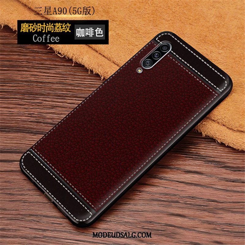 Samsung Galaxy A90 5g Etui / Cover Anti-fald Beskyttelse Mønster Læder