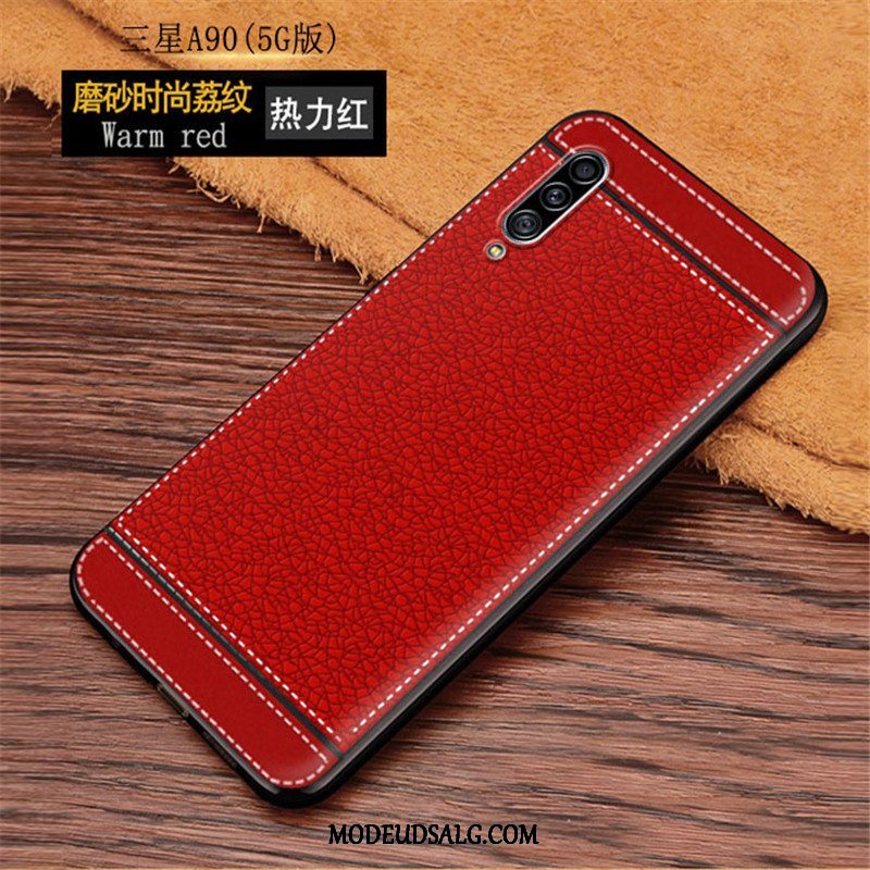 Samsung Galaxy A90 5g Etui / Cover Anti-fald Beskyttelse Mønster Læder