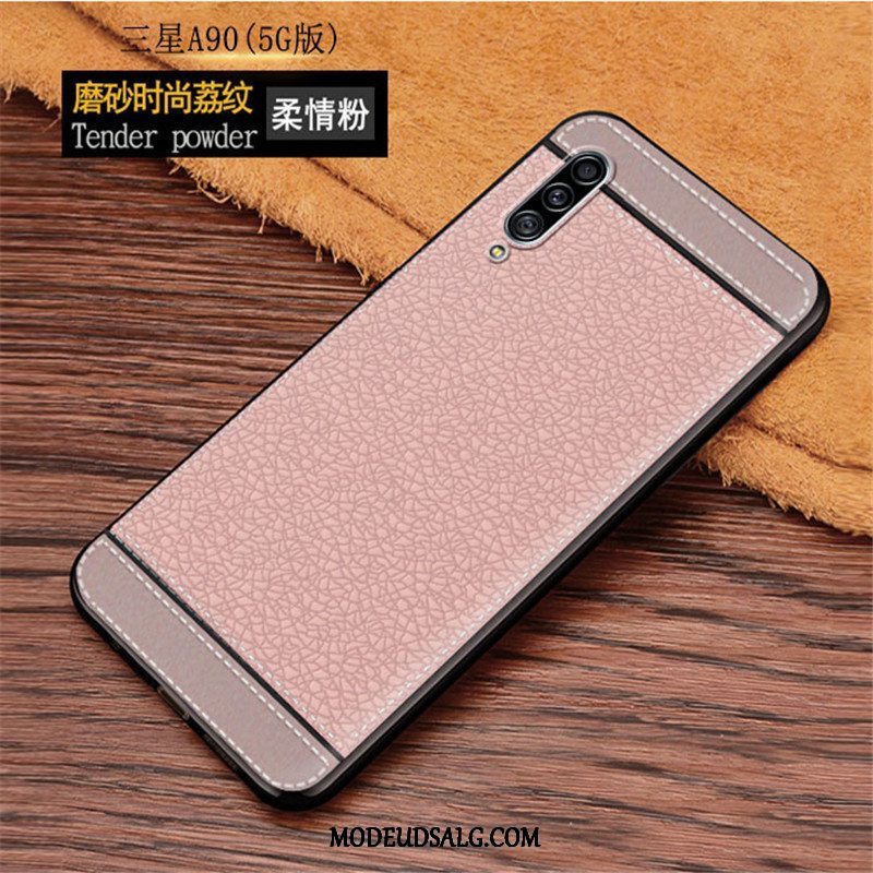 Samsung Galaxy A90 5g Etui / Cover Anti-fald Beskyttelse Mønster Læder