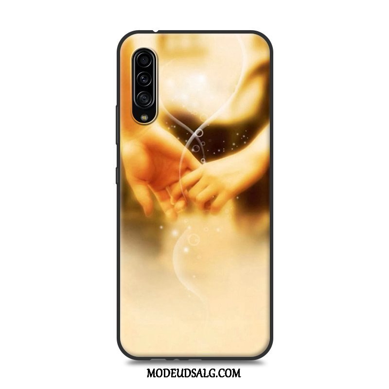 Samsung Galaxy A90 5g Etui Cover Anti-fald Ny Gul Nubuck