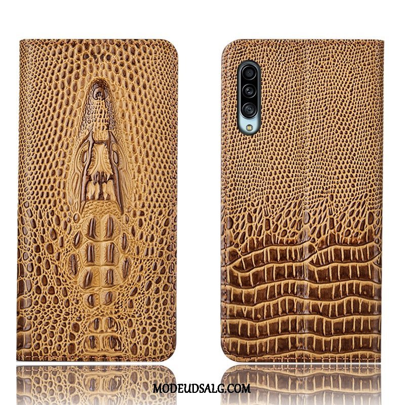 Samsung Galaxy A90 5g Etui Cover Folio Krokodille Beskyttelse Alt Inklusive