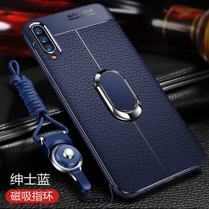 Samsung Galaxy A90 5g Etui / Cover Silikone Blød Lædertaske Alt Inklusive Tynd