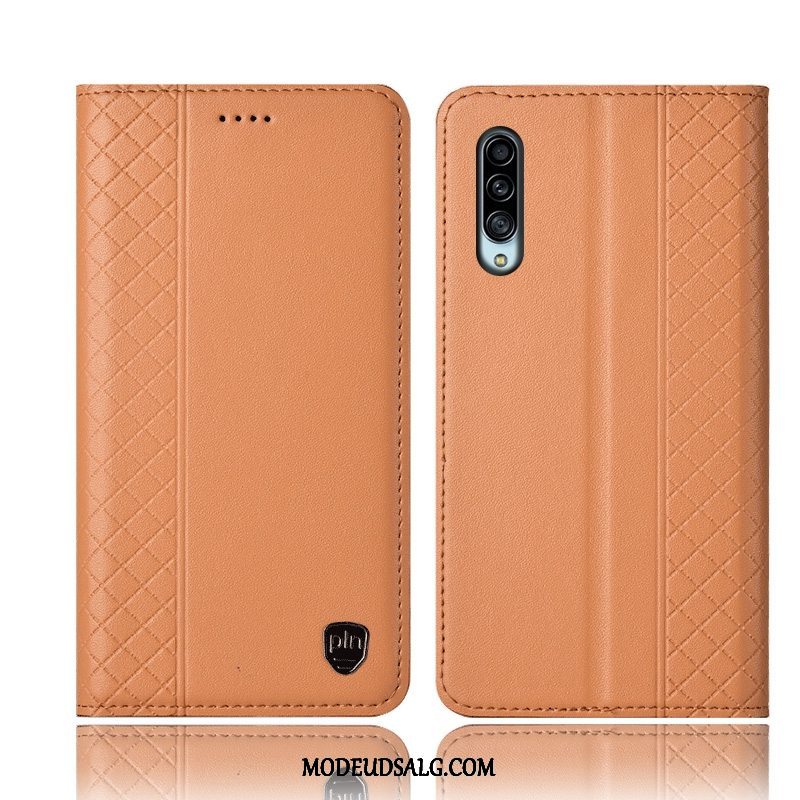 Samsung Galaxy A90 5g Etui / Cover Ægte Læder Beskyttelse Alt Inklusive Folio