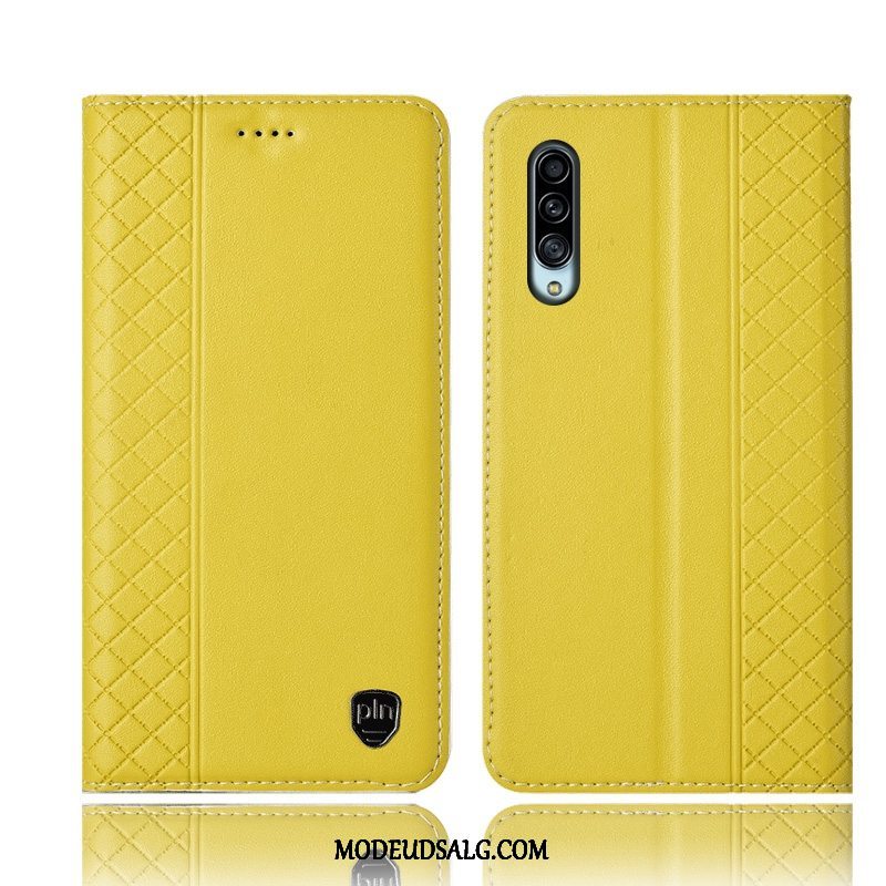 Samsung Galaxy A90 5g Etui / Cover Ægte Læder Beskyttelse Alt Inklusive Folio