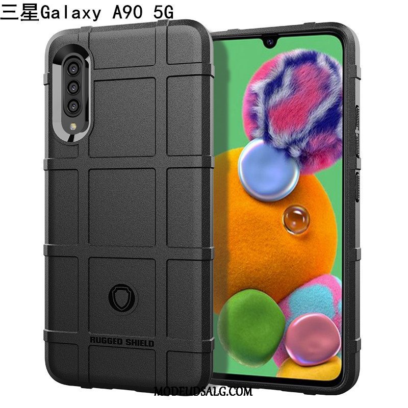 Samsung Galaxy A90 5g Etui Gasbag Bil Kreativ Af Personlighed Tre Forsvar