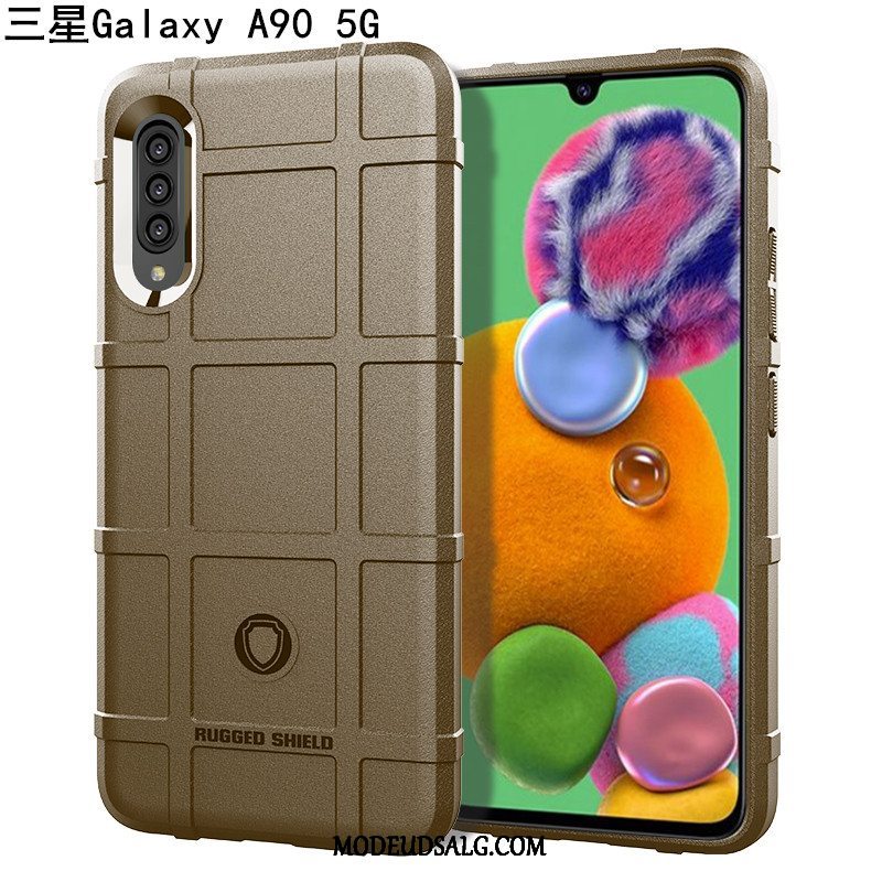 Samsung Galaxy A90 5g Etui Gasbag Bil Kreativ Af Personlighed Tre Forsvar