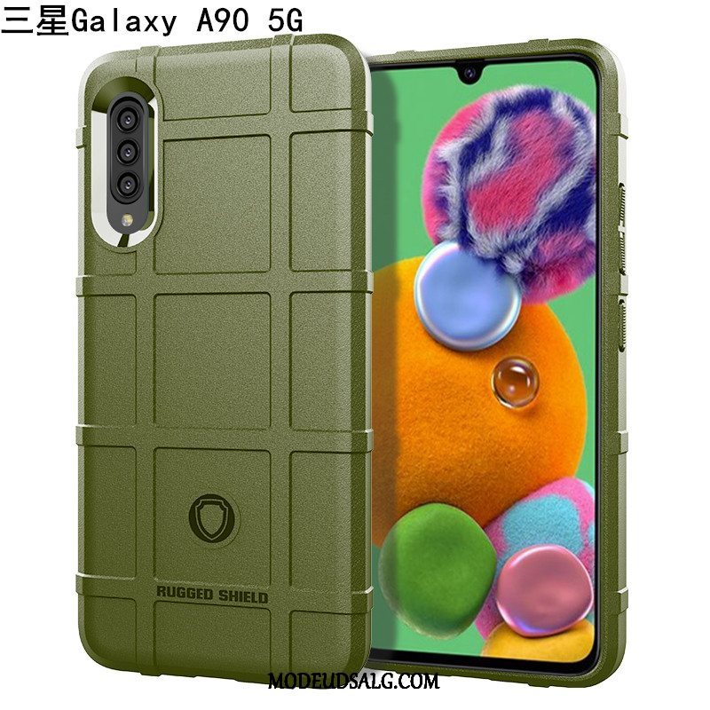 Samsung Galaxy A90 5g Etui Gasbag Bil Kreativ Af Personlighed Tre Forsvar