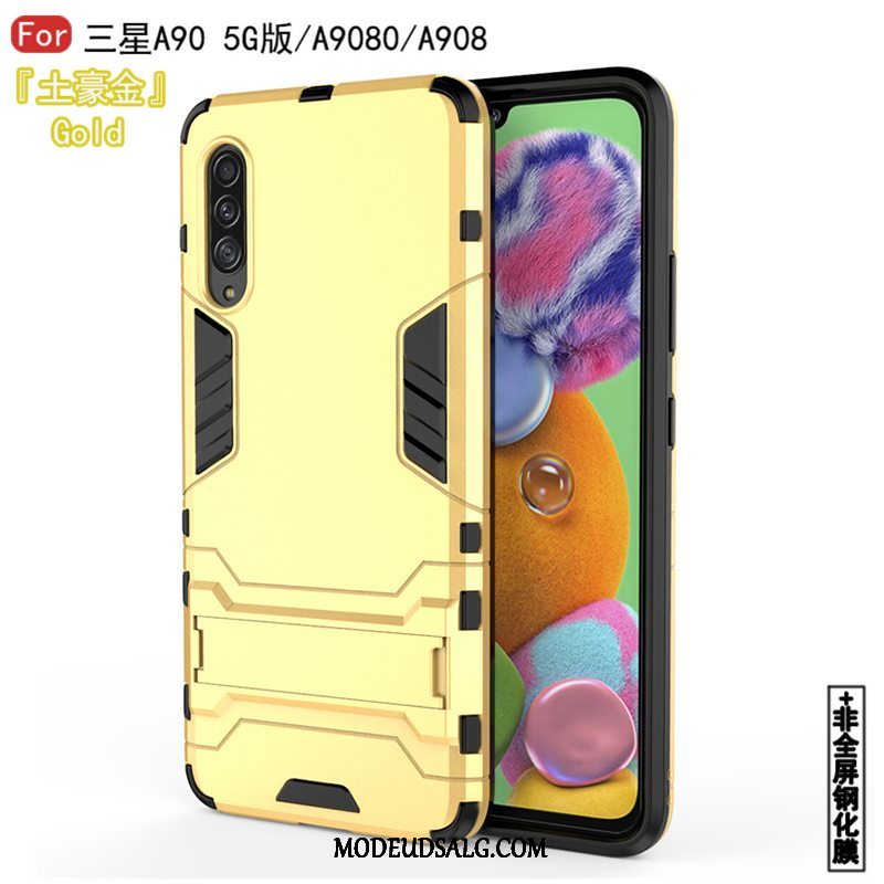 Samsung Galaxy A90 5g Etui Mønster Anti-fald Hvid Beskyttelse Af Personlighed