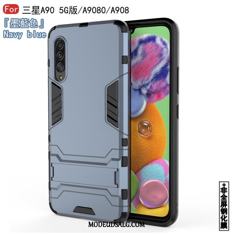 Samsung Galaxy A90 5g Etui Mønster Anti-fald Hvid Beskyttelse Af Personlighed