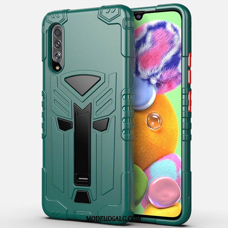 Samsung Galaxy A90 5g Etui Silikone Beskyttelse Cover Anti-fald Grøn