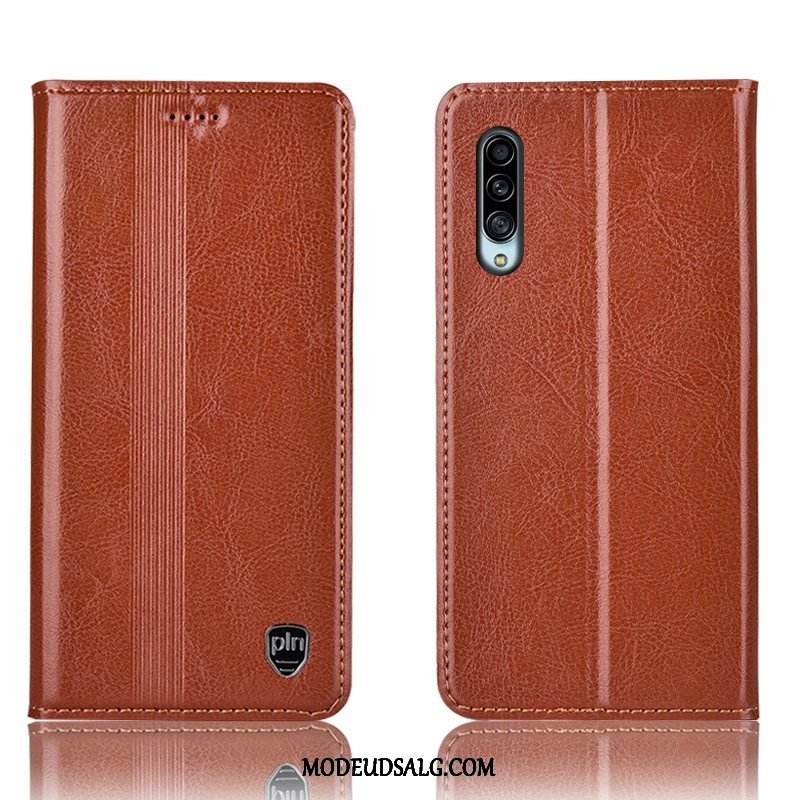 Samsung Galaxy A90 5g Etui Ægte Læder Folio Alt Inklusive Cover Beskyttelse