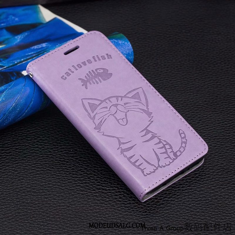 Samsung Galaxy J4+ Etui Cartoon Lædertaske Silikone Cover Beskyttelse