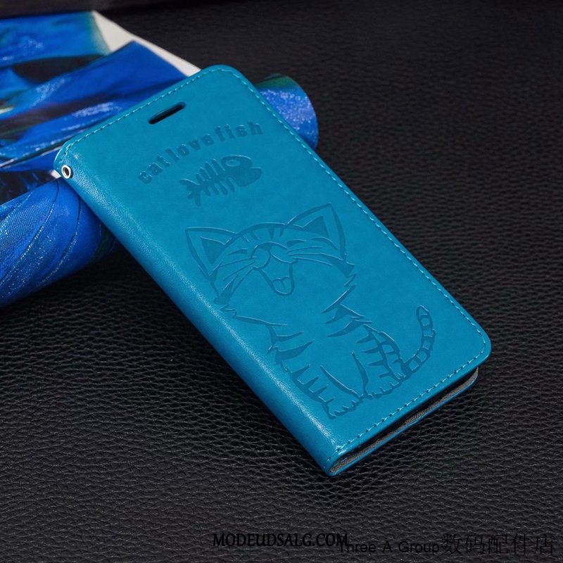 Samsung Galaxy J4+ Etui Cartoon Lædertaske Silikone Cover Beskyttelse