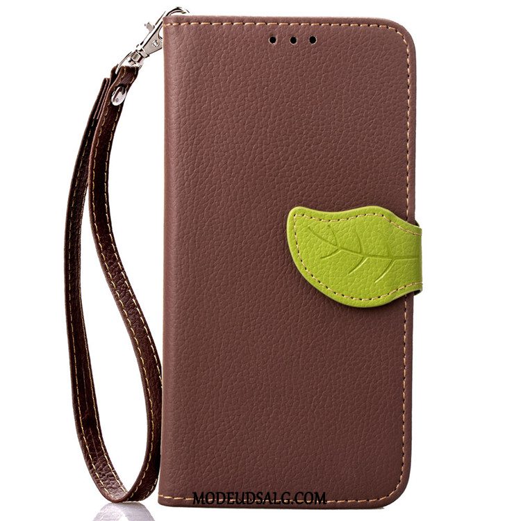 Samsung Galaxy J4+ Etui Folio Anti-fald Beskyttelse Cover Lædertaske