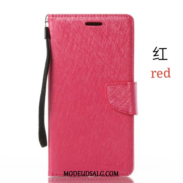 Samsung Galaxy J4+ Etui Folio Beskyttelse Lyserød Fold Cover