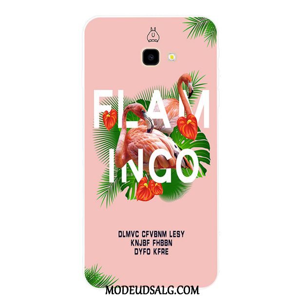 Samsung Galaxy J4+ Etui Smuk Anti-fald Gul Af Personlighed Blomster