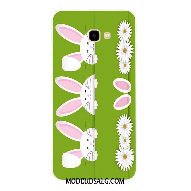 Samsung Galaxy J4+ Etui Smuk Anti-fald Gul Af Personlighed Blomster