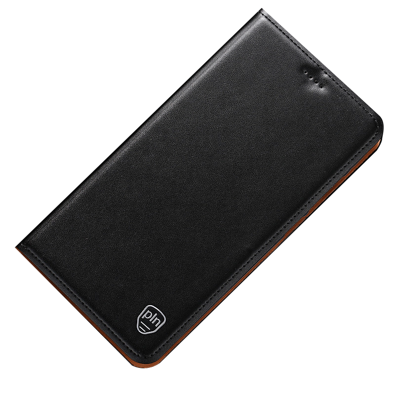 Samsung Galaxy J4+ Etui Ægte Læder Mønster Citron Folio Cover