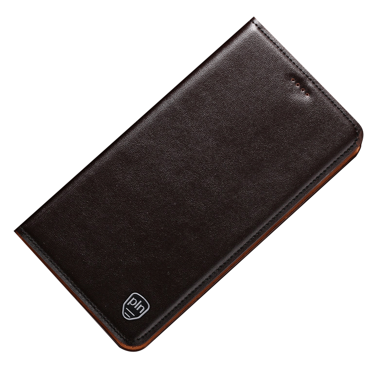 Samsung Galaxy J4+ Etui Ægte Læder Mønster Citron Folio Cover