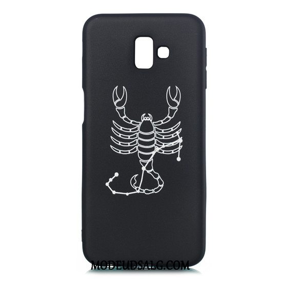 Samsung Galaxy J6 Etui Anti-fald Blød Cover Sort Hængende Ornamenter