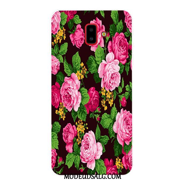 Samsung Galaxy J6+ Etui Anti-fald Smuk Af Personlighed Blød Blomster