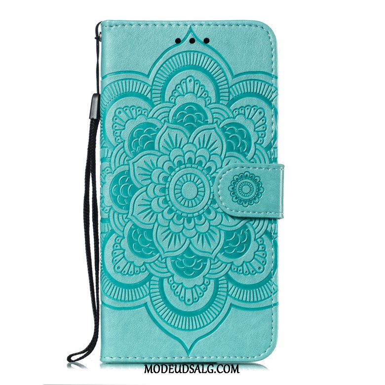 Samsung Galaxy J6 Etui / Cover Beskyttelse Blød Rød Lædertaske Folio