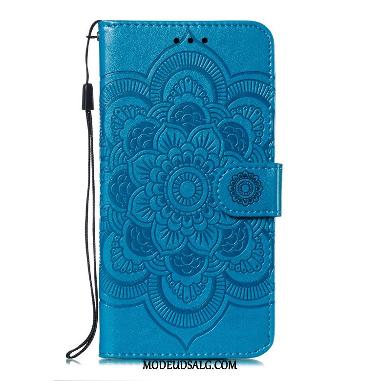 Samsung Galaxy J6 Etui / Cover Beskyttelse Blød Rød Lædertaske Folio